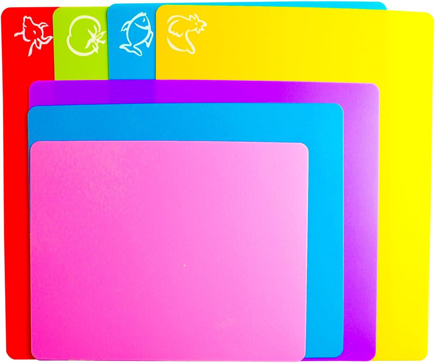 3 Pieces Flexible Cutting Board mats, Plastic Cutting Boards for Kitchen Cooking, Cutting board sheets for Meat and Vegetables, Dishwasher Safe - Image 10