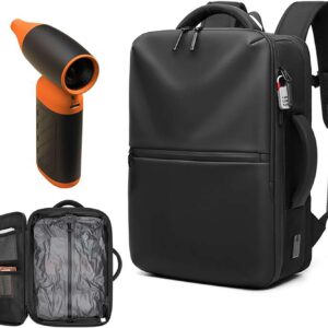 60L Premium Vacuum Travel Carry on Backpack for Adults, 17Inch Durable Water Resistant Business Vacspace Laptop Backpack with TSA Lock, With Violent Air Pump,Very Sturdy and Reliable