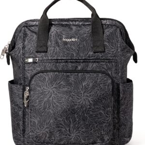 Baggallini Securtex Anti-Theft Windsor Backpack for Travel, Work & College, RFID & Locking Zipper, Up to 16" Laptop