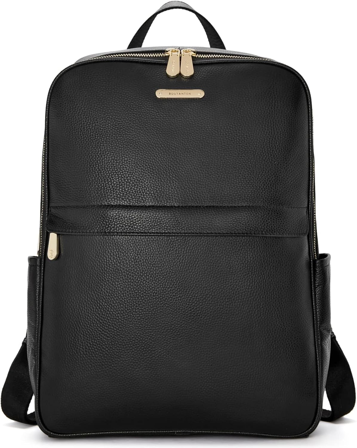 BOSTANTEN Genuine Leather 15.6 inch Laptop Backpack Purse for Women College Casual Backpack Travel Bag