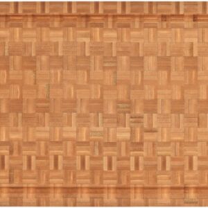 Cuisinart 17" Reversible End Grain Bamboo Cutting Board Embedded Handles