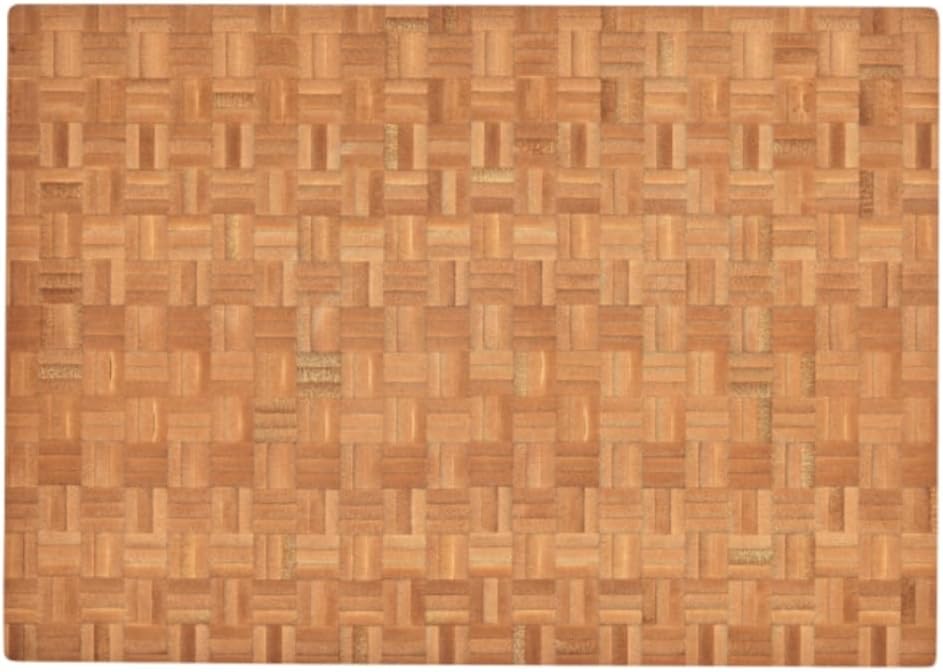 Cuisinart 17" Reversible End Grain Bamboo Cutting Board Embedded Handles - Image 4