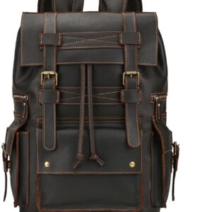 DUYHBAWRS Laptop LARGE Backpack Casual Bookbag Daypack Camping Travel Rucksack(E)