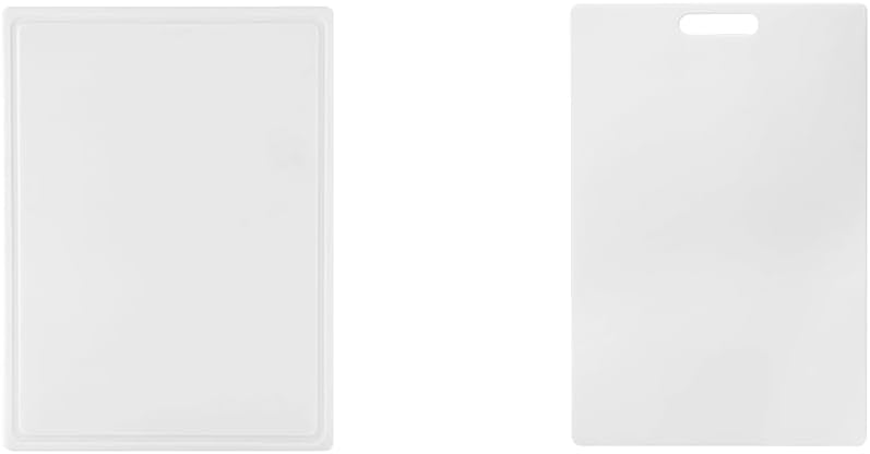 Farberware Large Cutting Board, Dishwasher- Safe Plastic Chopping Board for Kitchen with Easy Grip Handle, 11-inch by 14-inch, White - Image 7