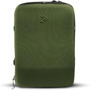 IAMRUNBOX Green Backpack Pro 16" Water Resistant Laptop Lightweight Backpack for Commuting, Travel, Running, Cycling, Outdoor