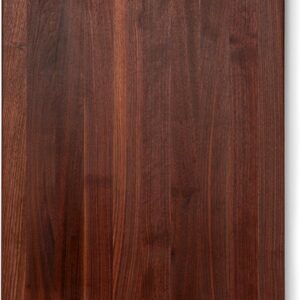John Boos R-Board Series Rectangular Wooden Walnut Cutting Board 24\u201Dx18\u201D \u2013 1.5\u201D Thick, 17-lb Reversible Butcher Block with Edge-Grain & Finger Grips \u2013 Made in the USA