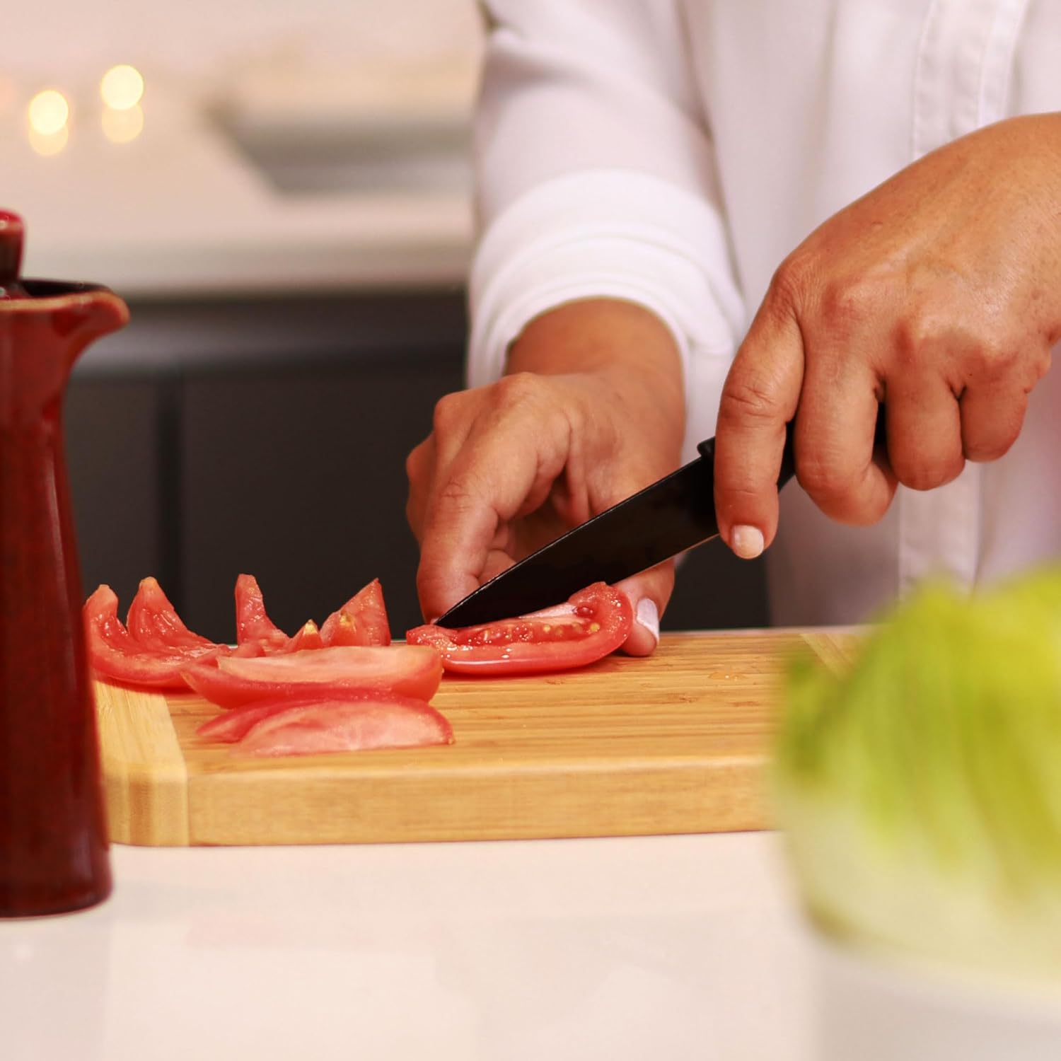 Joyce Chen Small Bamboo Cutting Board, 6x9 Inches - Image 7