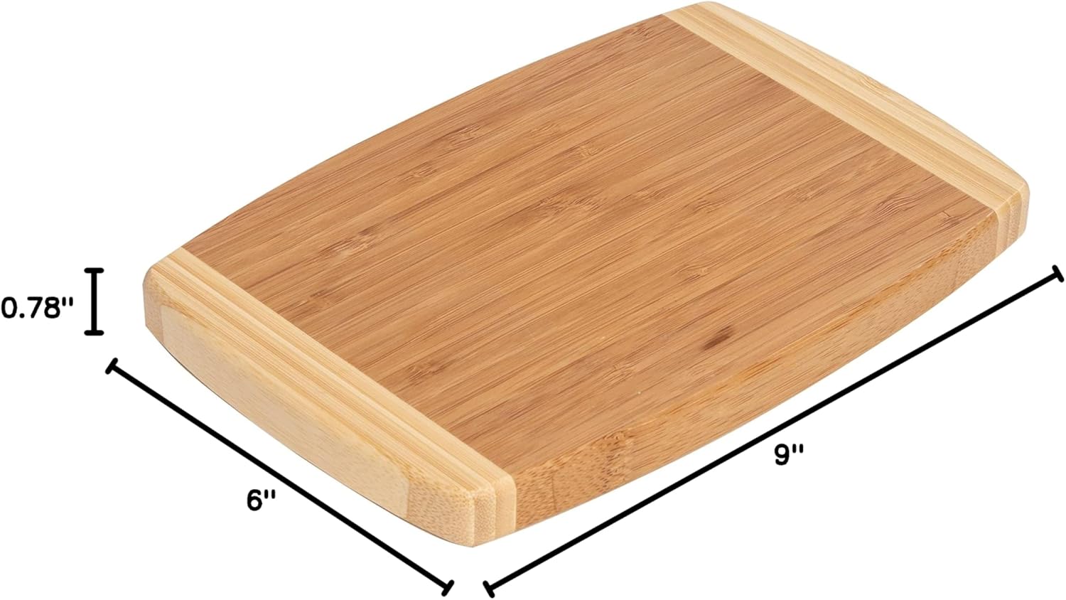 Joyce Chen Small Bamboo Cutting Board, 6x9 Inches - Image 3