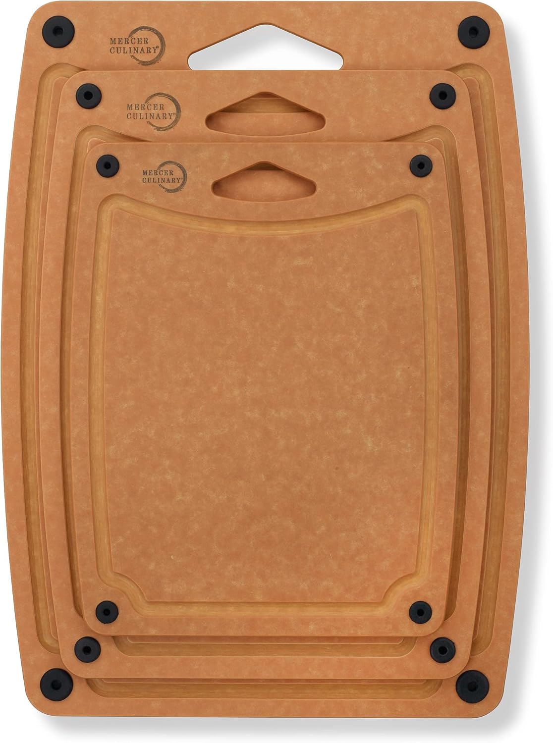 Mercer Culinary Composite Cutting Board 11 3\/4" x 9 1\/4", with Non Slip Feet and Juice Groove, Small - Image 5