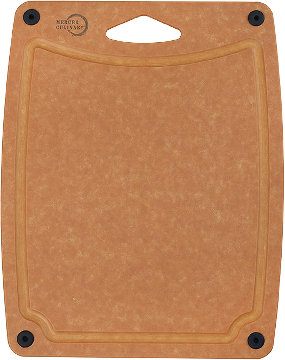 Mercer Culinary Composite Cutting Board 11 3\/4" x 9 1\/4", with Non Slip Feet and Juice Groove, Small