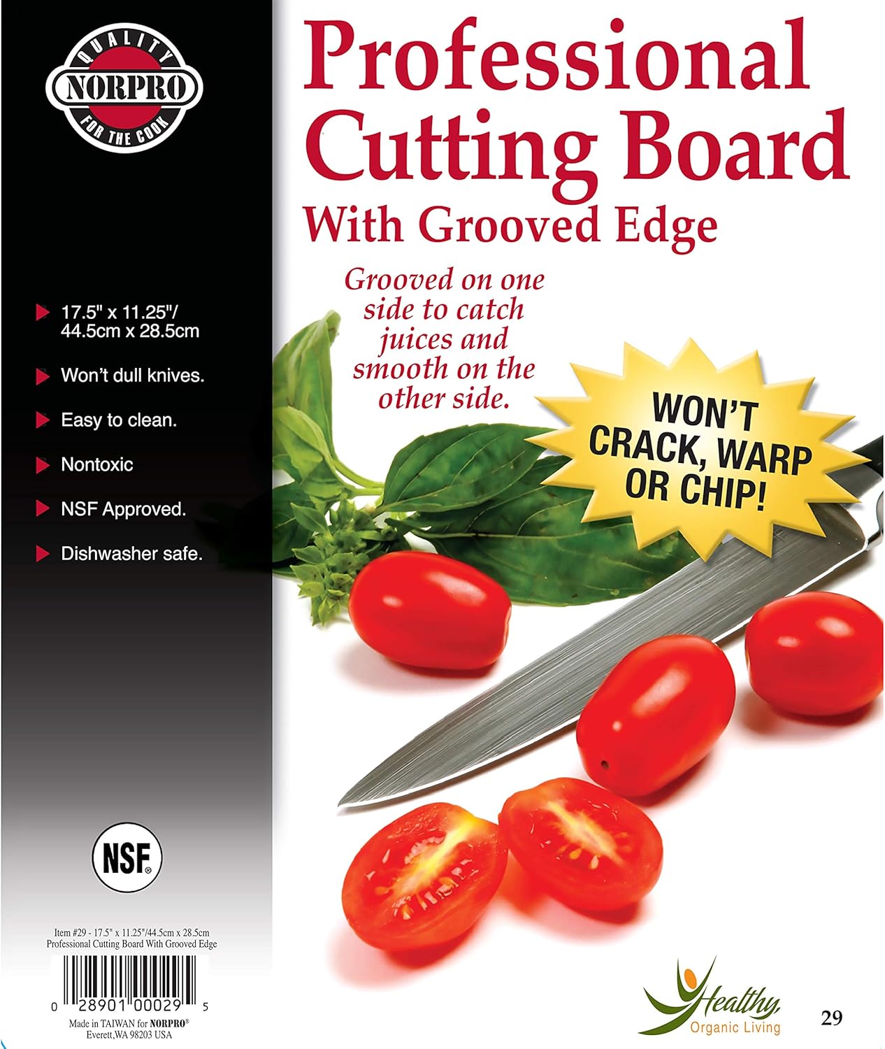 Norpro Professional Cutting Board, 17.5 in x 11.25 in - Image 5