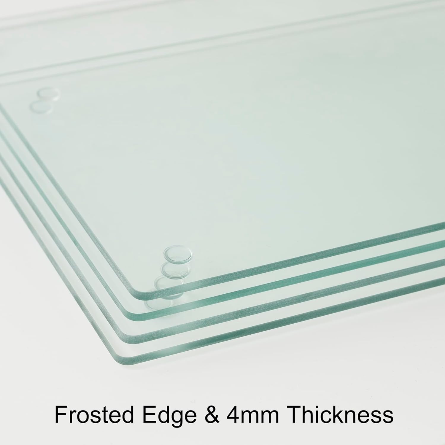 Phore Tempered Glass Cutting Board for Kitchen Counter, Clear Cutting Board for Countertop, Dishwasher Safe, Scratch Resistant, Heat Resistant, Shatter Resistant, Set of 4 (12"x16"x2, 8"x12"x2) - Image 7