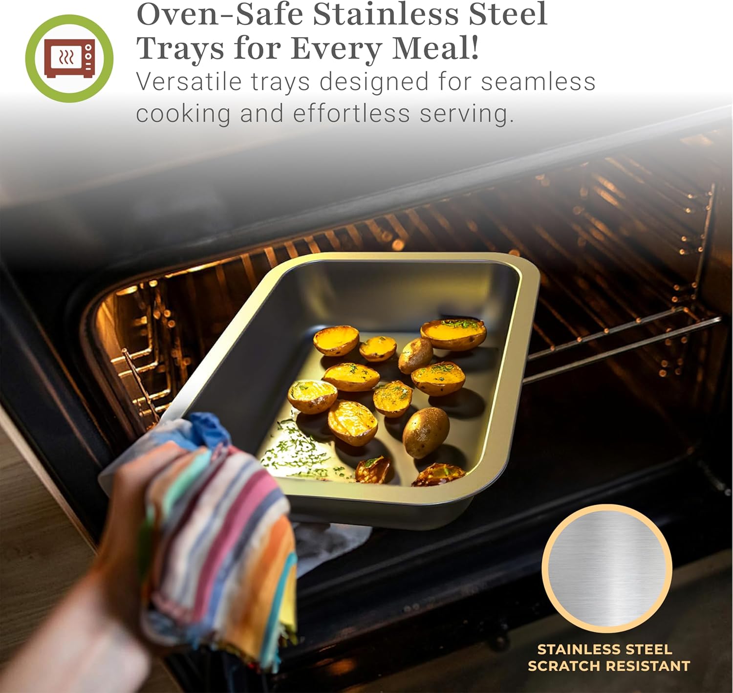 Prosumer's Choice Bamboo Cutting Board - Chopping Wood -Organic Bamboo Bamboo with Tray Stainless Steel Juice Catcher -15'' x 11'' 2'' inches 16''x12'' (PRCH-000120) - Image 6