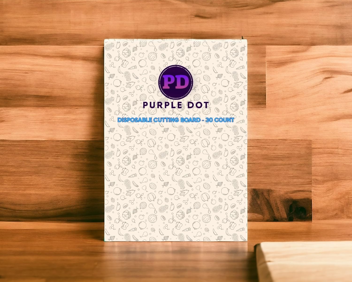 Purple Dot 30 Pc Disposable Cutting Board Sheets - Durable Chopping Board for Meat, Chicken, Fish, Vegetables; Large, Portable, Flexible Cutting Board Mats for Kitchen, Crafts and Art Project, Camping - Image 8