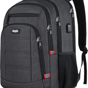 Skaypibs Laptop Backpack for Men Black Fits 15.6 Inch i##e##s: School Backpack ^^ with USB Charging Port ^^ Water Resistant Backpack ^^ for teens boys ^^ Business Work College bookbag ^^ book bag ^^ Back Pack :i##e##s