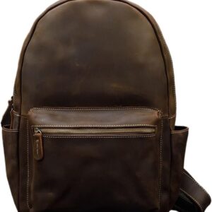 THJKUPO Backpack for Men Laptop Brown Travel Rusack Casual Daypack