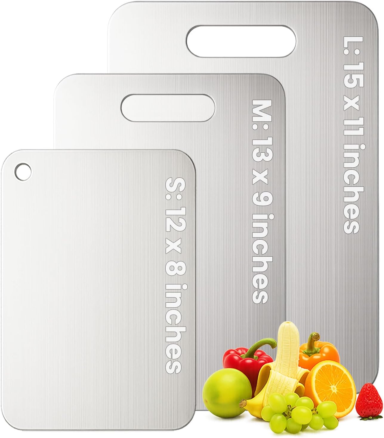 Titanium Cutting Board, 100% Pure Titanium Chopping Board for Kitchen, Hygiene & Durability Double Sided Cutting Board, Non-toxic Chopping Board, Dishwasher Safe (11.8\u201C x 7.9\u201D) - Image 8