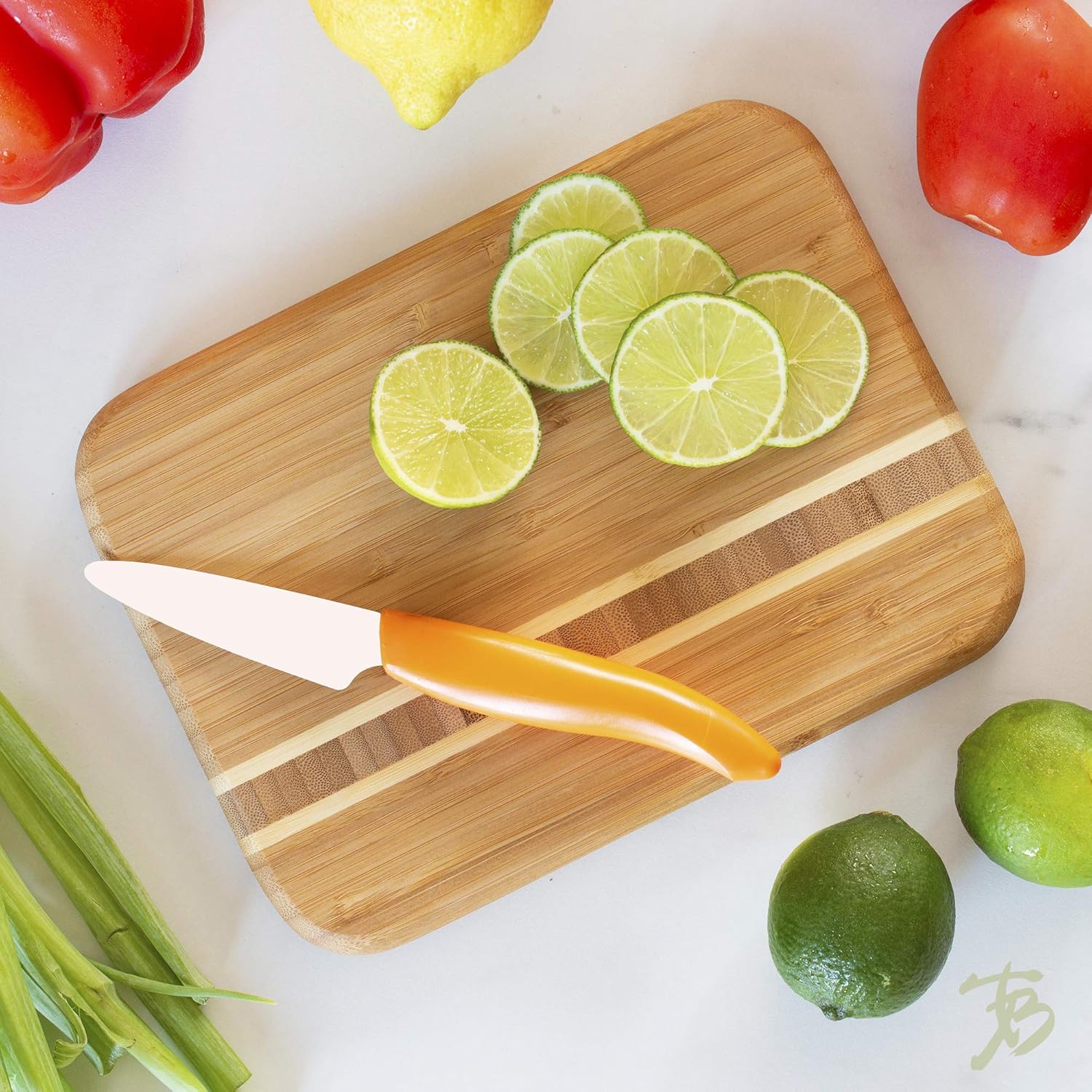 Totally Bamboo Barbados Bamboo Wood Cutting Board, 9" x 6.5" - Image 4